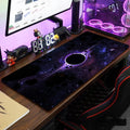 Cosmic Void XXL Gaming Desk Mat – 900x400mm Black Hole Space Mouse Pad