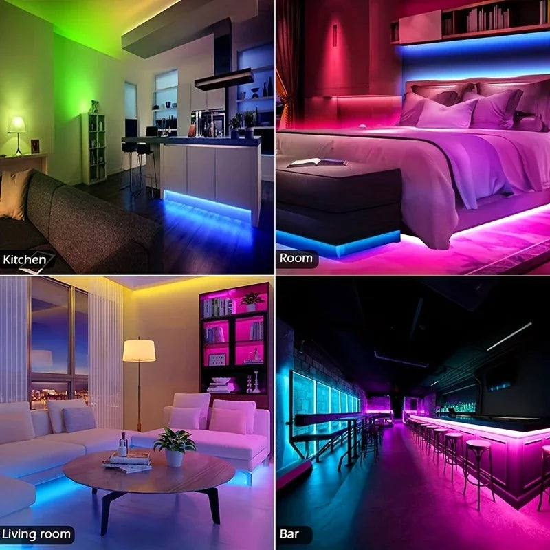 BeatStrip USB RGB LED Strip Lights – 1M to 40M, Music Sync & App Control
