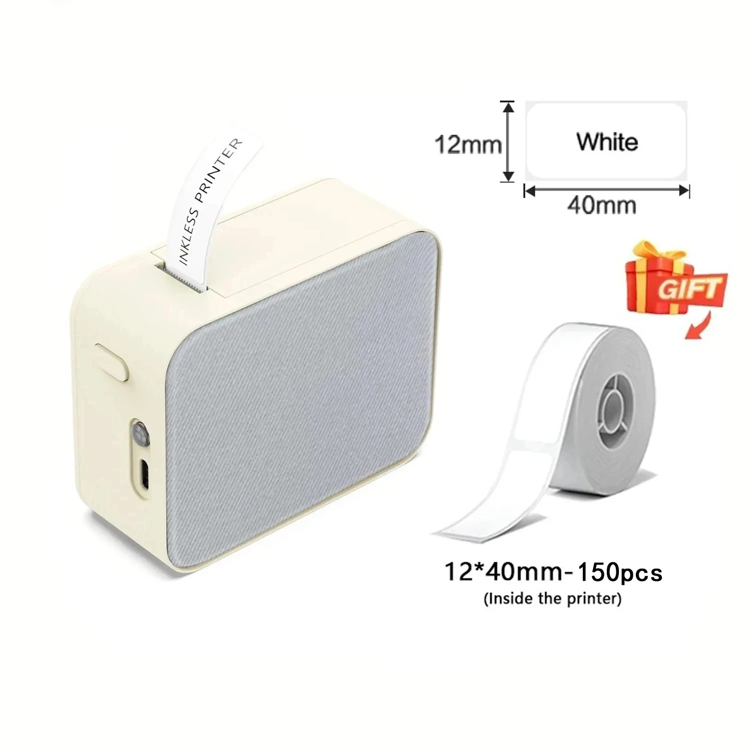 MarkLife P15 Mini Portable Bluetooth Thermal Label Printer – Home & Office Sticker Maker