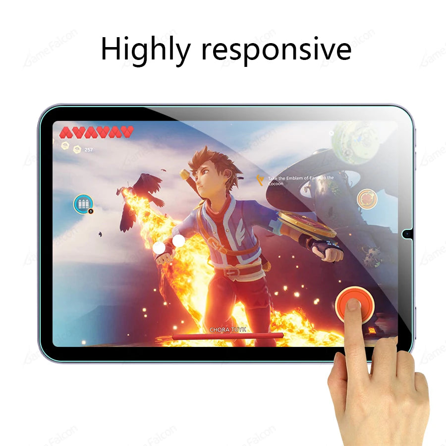 For iPad A16 Pro 13 M5 M4 12.9 10 9 9th 10th Generation Tempered Glass Screen Protector For Ipad Air 11 M2 M3 5 4 Mini 6 7 Film
