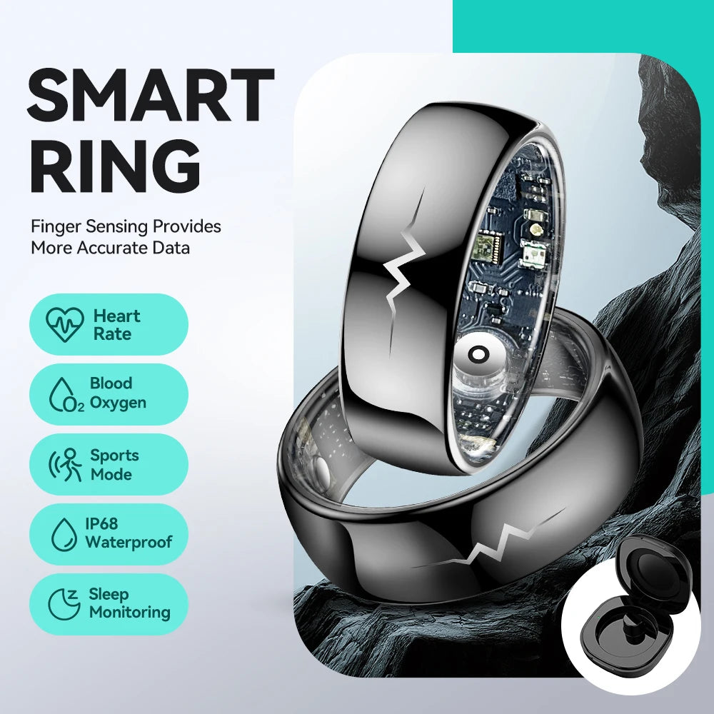 NOYAFA Smart Ring – Heart Rate, Blood Oxygen & Multi-Sport Health Monitor