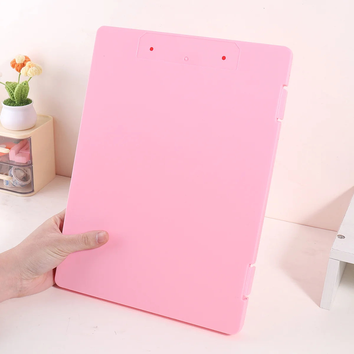DocBox 2-in-1 A4 Writing Board & Document Storage Box – Portable Office Organiser