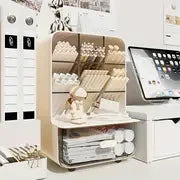 StackDesk Multi-Layer Desk Organiser – Large Capacity Pencil Holder & Storage Box