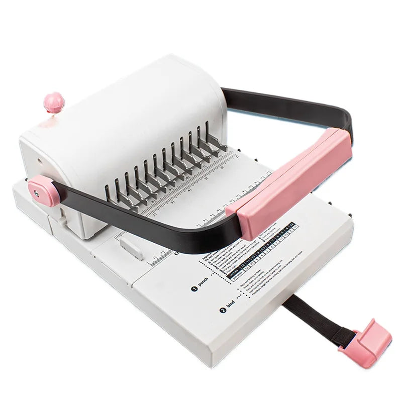 WireBind 2:1 Double Wire Binding Machine – 20-Page Single-Pass Punch