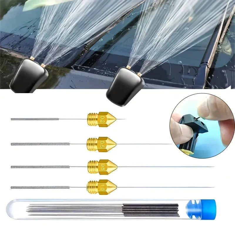 3D Printer Nozzle Cleaning Kit – Stainless Steel Needles 0.2 / 0.25 / 0.3 / 0.35 / 0.4mm