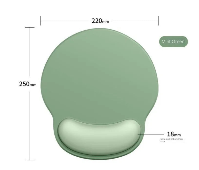ErgoGlow Gradient Mouse Pad – Soft Wrist Support Non-Slip Silicone Desk Mat