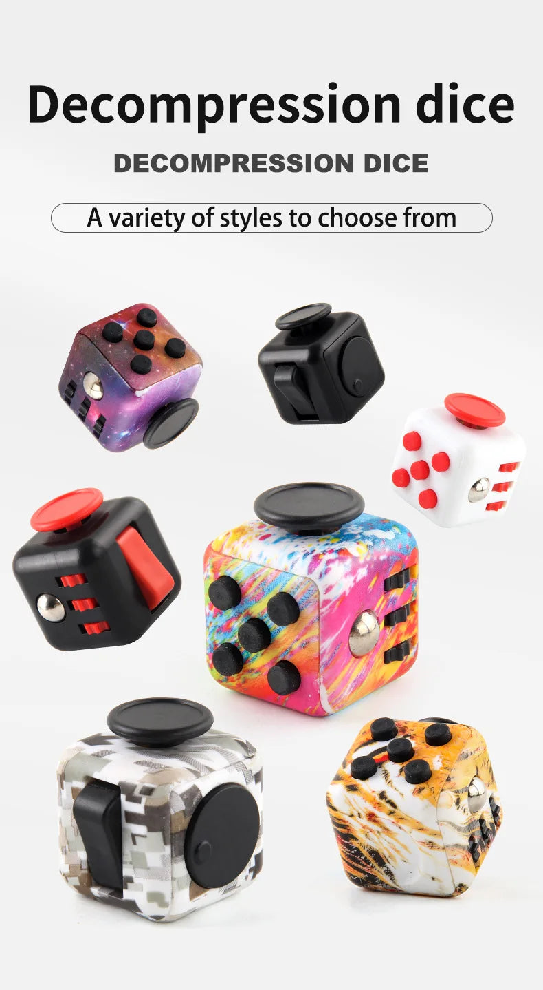 fidget toys Anti Stress Cubes Rainbow Fingertip Infinity Magic Cubo Infinito Square Sensory Toys Decompression