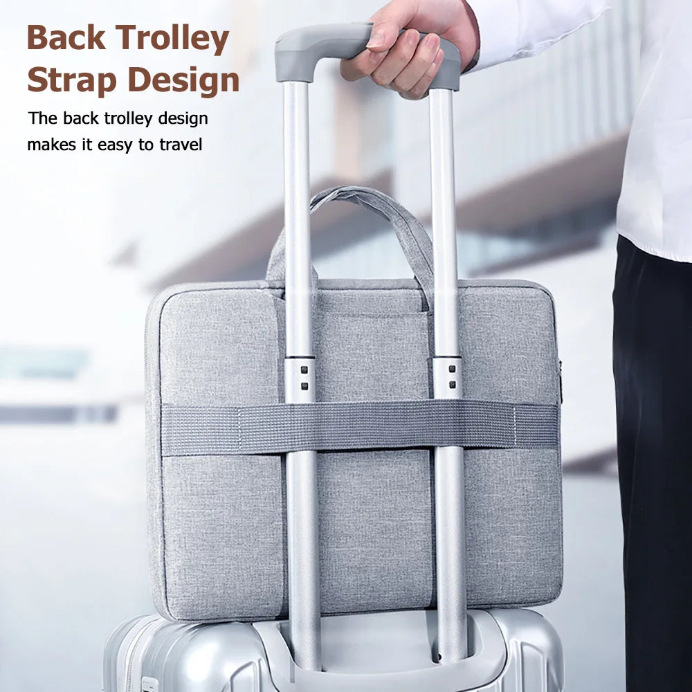 Laptop Bags 13.3 14 15 15.6 inch Cover For MacBook Air Pro Xiaomi Huawei ASUS Notebook Case Men Women Portable Handbag Briefcase