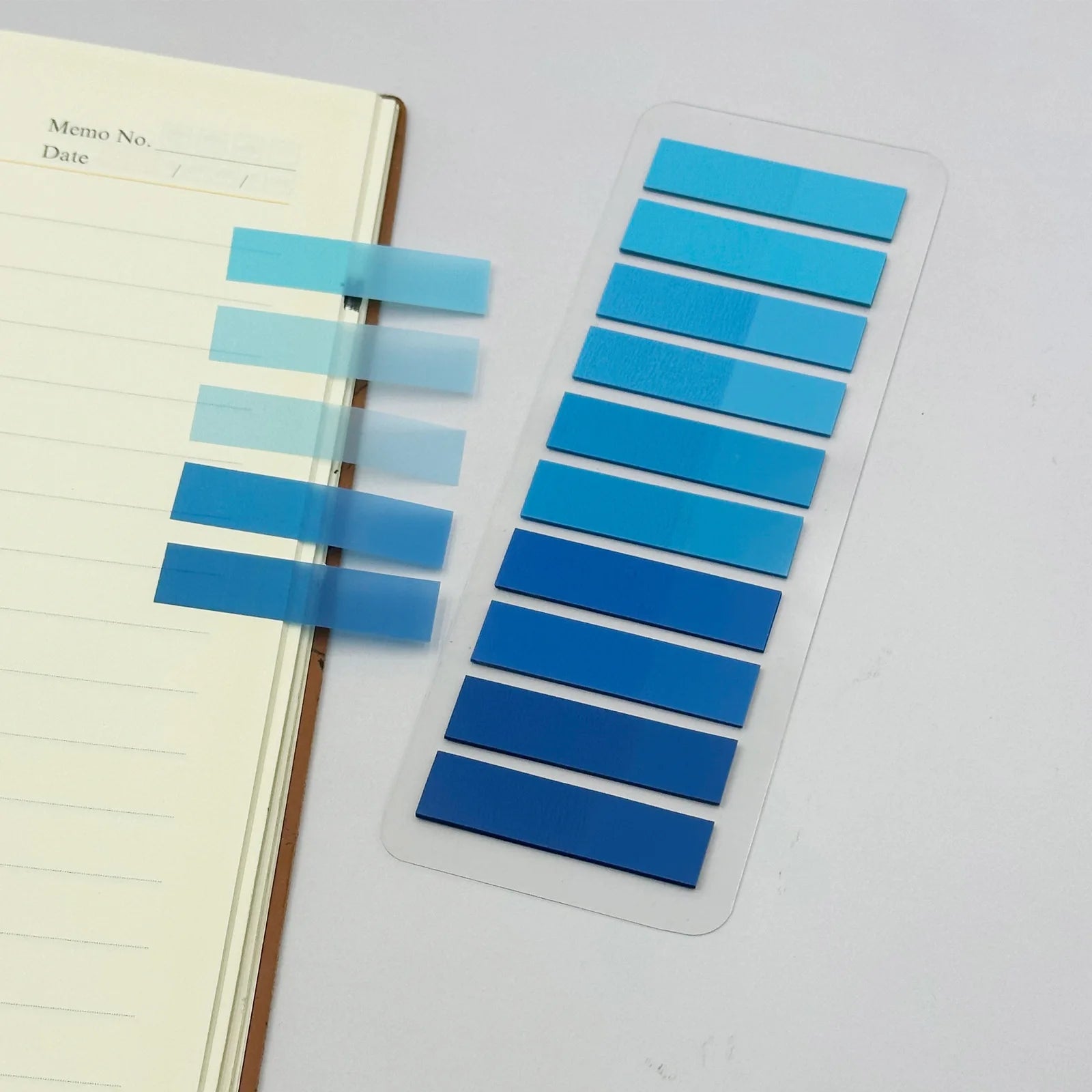 ColorTab 200-Pack Fluorescent Index Tabs & Sticky Flags – Transparent Page Markers