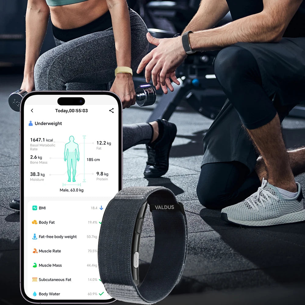 VALDUS VITRO ECG Smart Bracelet – Heart Rate, Blood Pressure & Long Battery Life