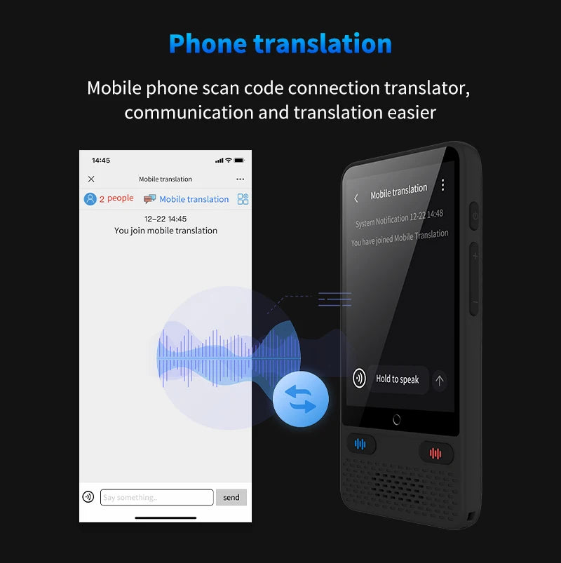 LinguaAI Voice Translator Device – 138 Languages, ChatGPT & Real-Time Two-Way