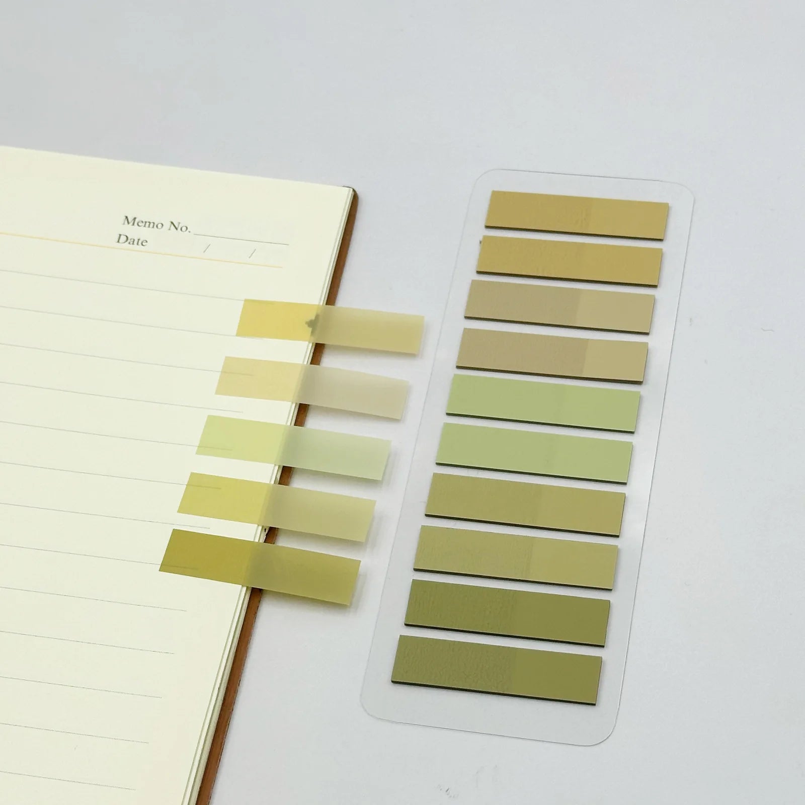 ColorTab 200-Pack Fluorescent Index Tabs & Sticky Flags – Transparent Page Markers
