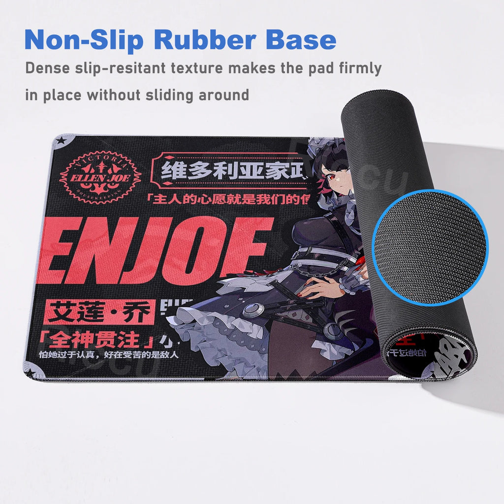 Zenless Zone Zero XXL Gaming Desk Mat – Anime Character Extended Mouse Pad (ZZZ Series)