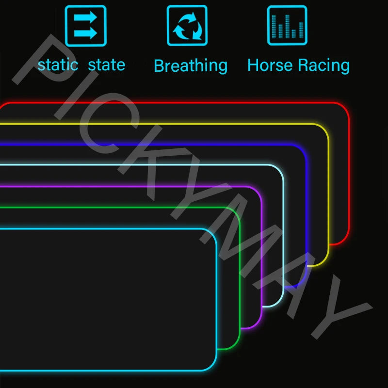 Cosmic Glow RGB XL Gaming Desk Mat – LED Backlit Space Mouse Pad (XXL)