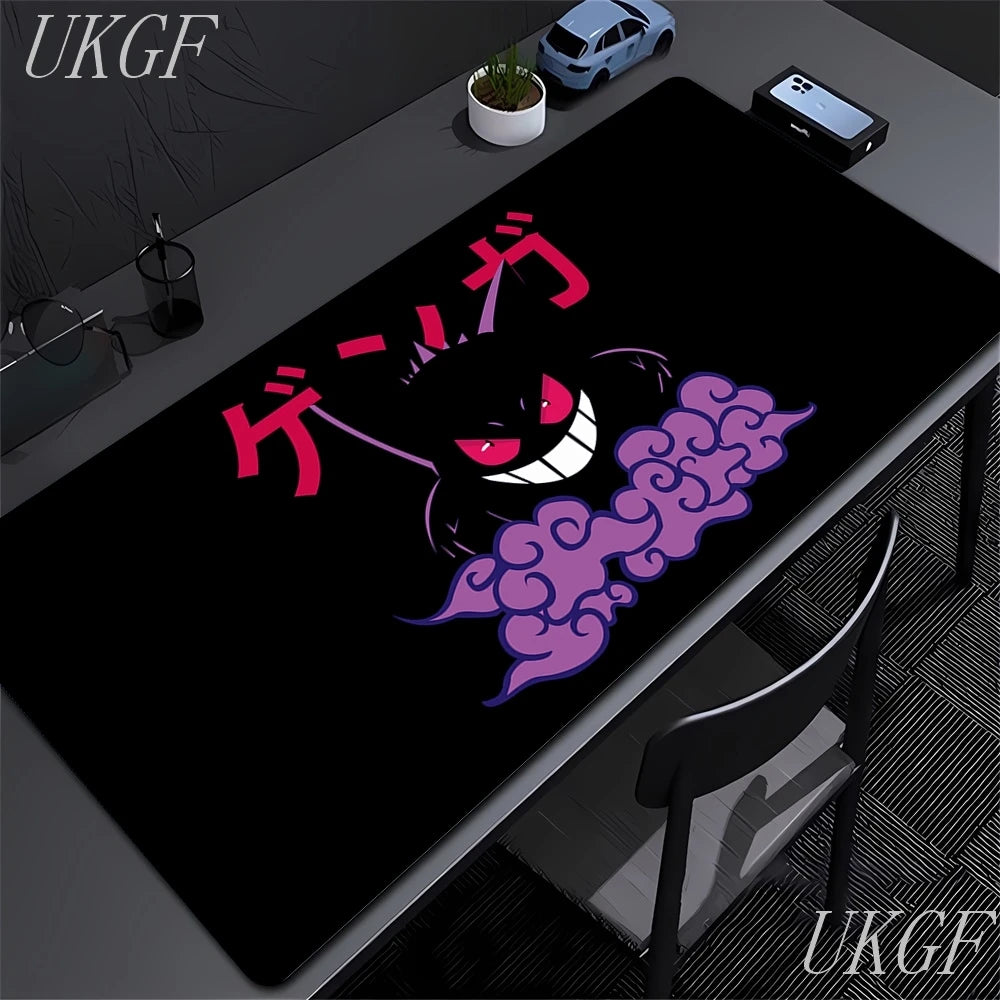 Gengar Anime XL Gaming Desk Mat – Cute Gaming Mouse Pad (XXL Keyboard & Mouse Mat)