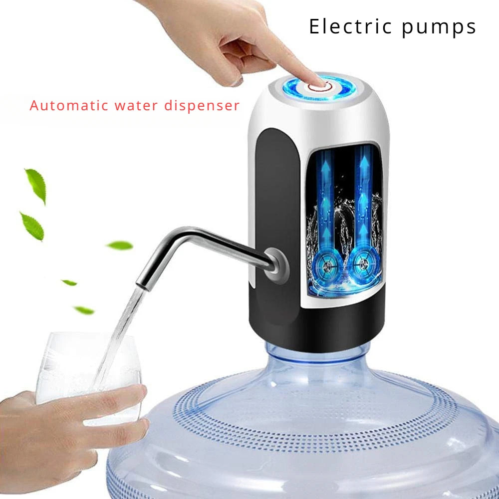 PumpEasy USB Rechargeable Electric Water Dispenser Pump – For 5 Gallon Bottles