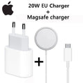20W USB-C Fast Charger for iPhone 17, 16, 15, 14 – Includes Apple Cable