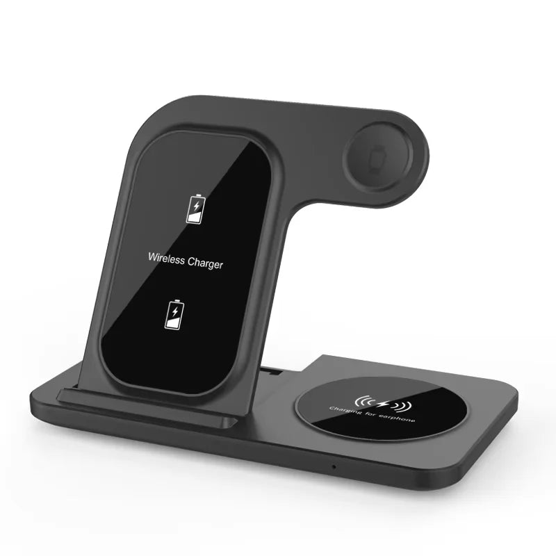 FoldCharge Foldable Fast Wireless Charging Station – iPhone 16/15/14, Apple Watch & AirPods