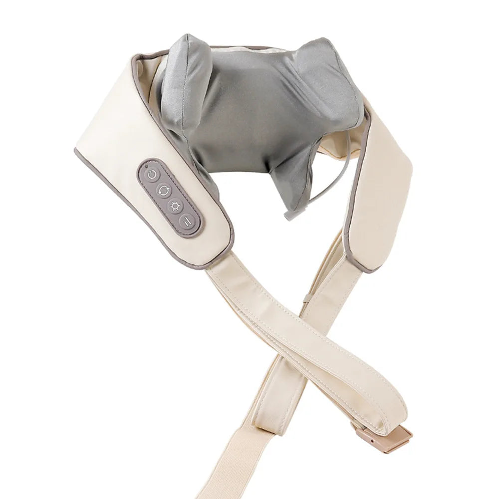 Foreverlily 26W Brushless Neck & Shoulder Kneading Massage Shawl – Wireless