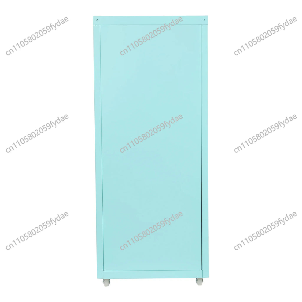 6-Tiers: Vertical File Cabinet,Cold-Rolled Steel Metal File Cabinet  Filing Cabinet Blue in the Office, Study