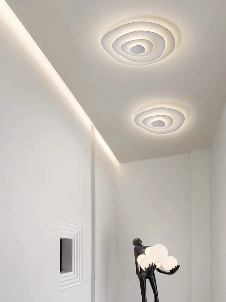 SteadGlow Modern LED Ceiling Lamp – Dimmable Remote Control Light for Bedroom, Office & Living Room