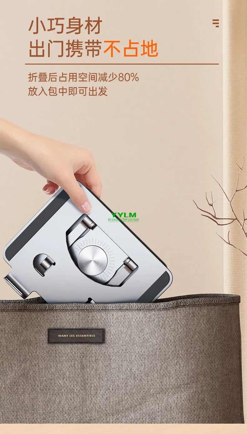 360° Rotation Tablet Stand for iPad, Adjustable Foldable Tablet Holder,Aluminum Phone Stand Compatible with iPad Pro/ Air/ Mini