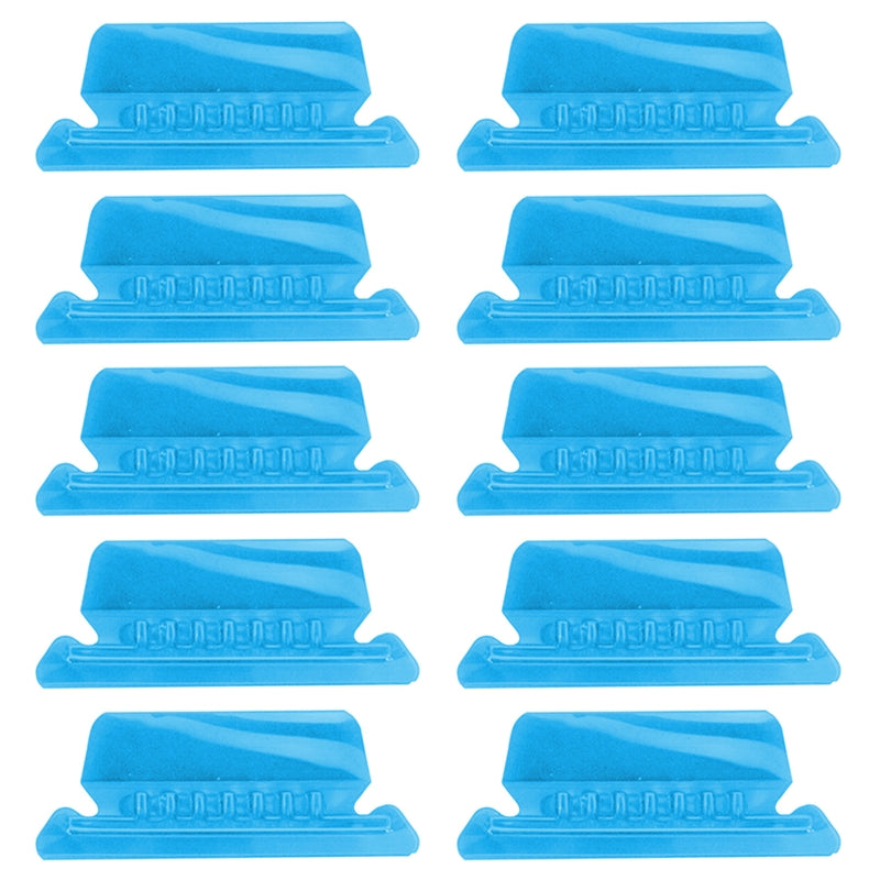 ClearTab 10-Pack Coloured Hanging Folder Tabs with Inserts – 2 Inch Plastic