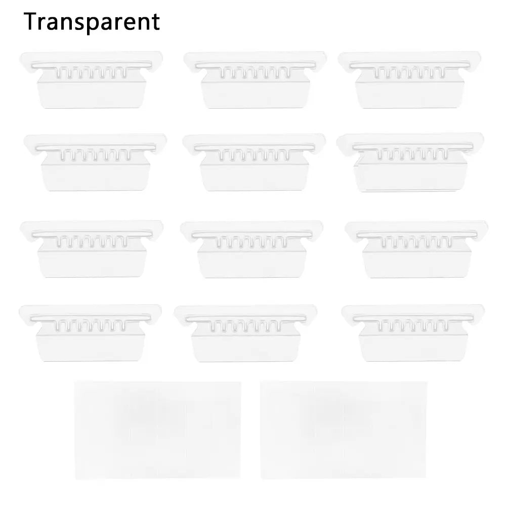 60 Pcs File Folder Tabs Hanging File Folder Tabs with Blank Inserts 2 Inches PVC Tabs for Hanging Folders Quick Identification