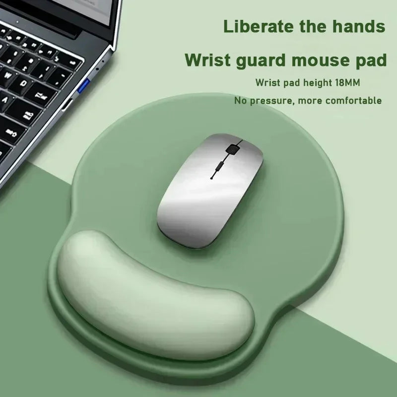 ErgoGlow Gradient Mouse Pad – Soft Wrist Support Non-Slip Silicone Desk Mat