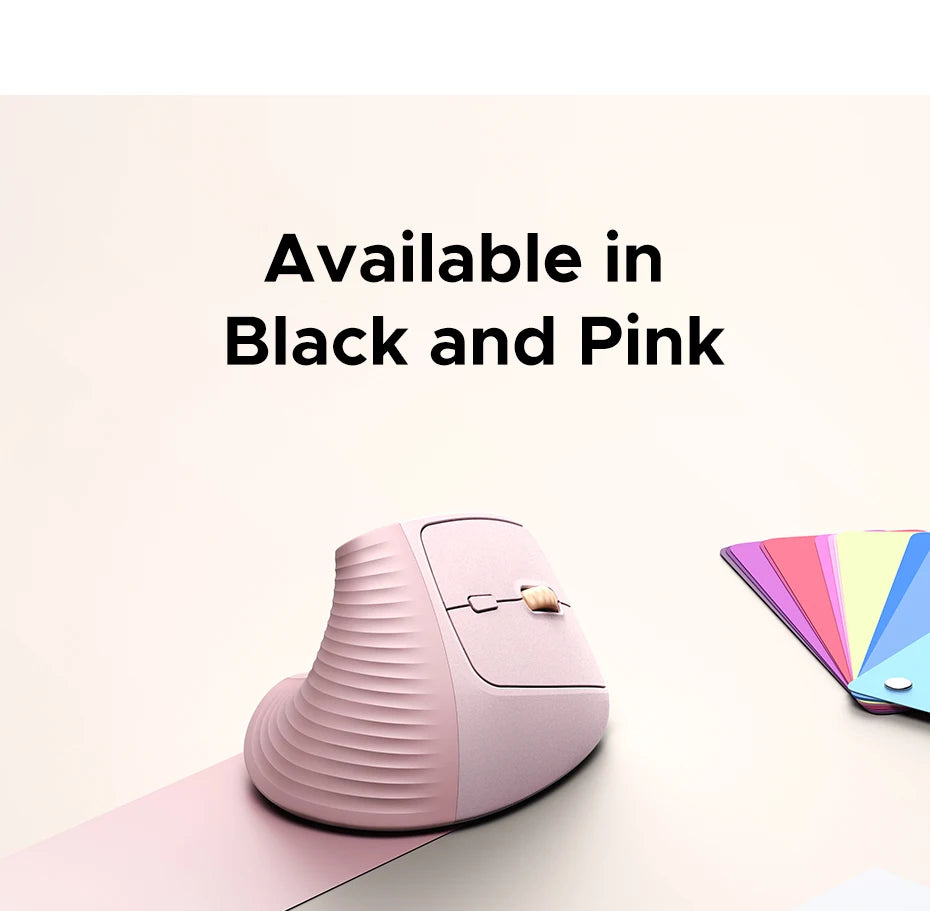 UGREEN Bluetooth 2.4G Vertical Wireless Mouse  Ergonomic 4000DPI 6 Mute Buttons for MacBook Tablet Laptops