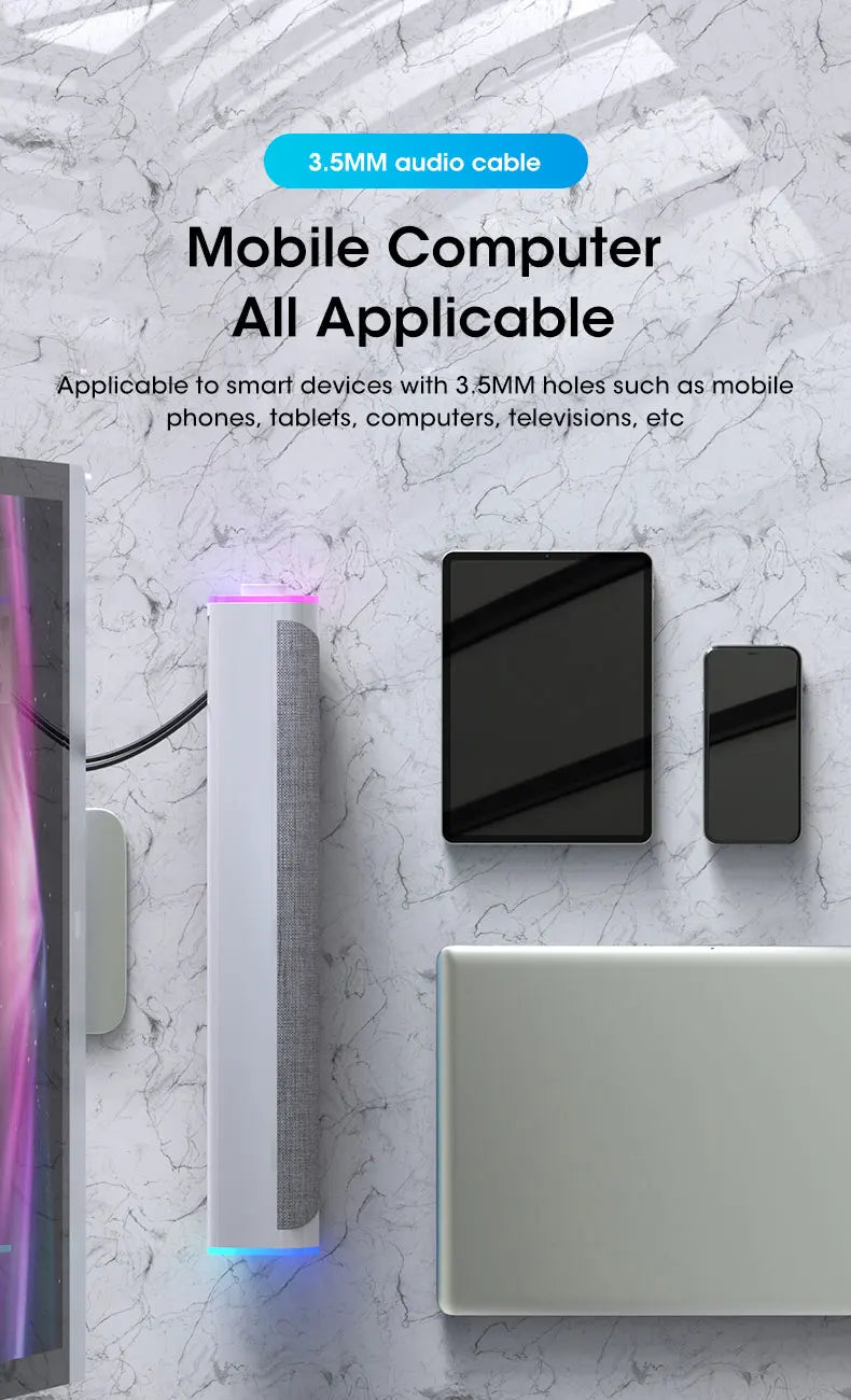 SoundBar 4D Pro – Wireless Bluetooth Speaker with Subwoofer Bass for PC & Laptop