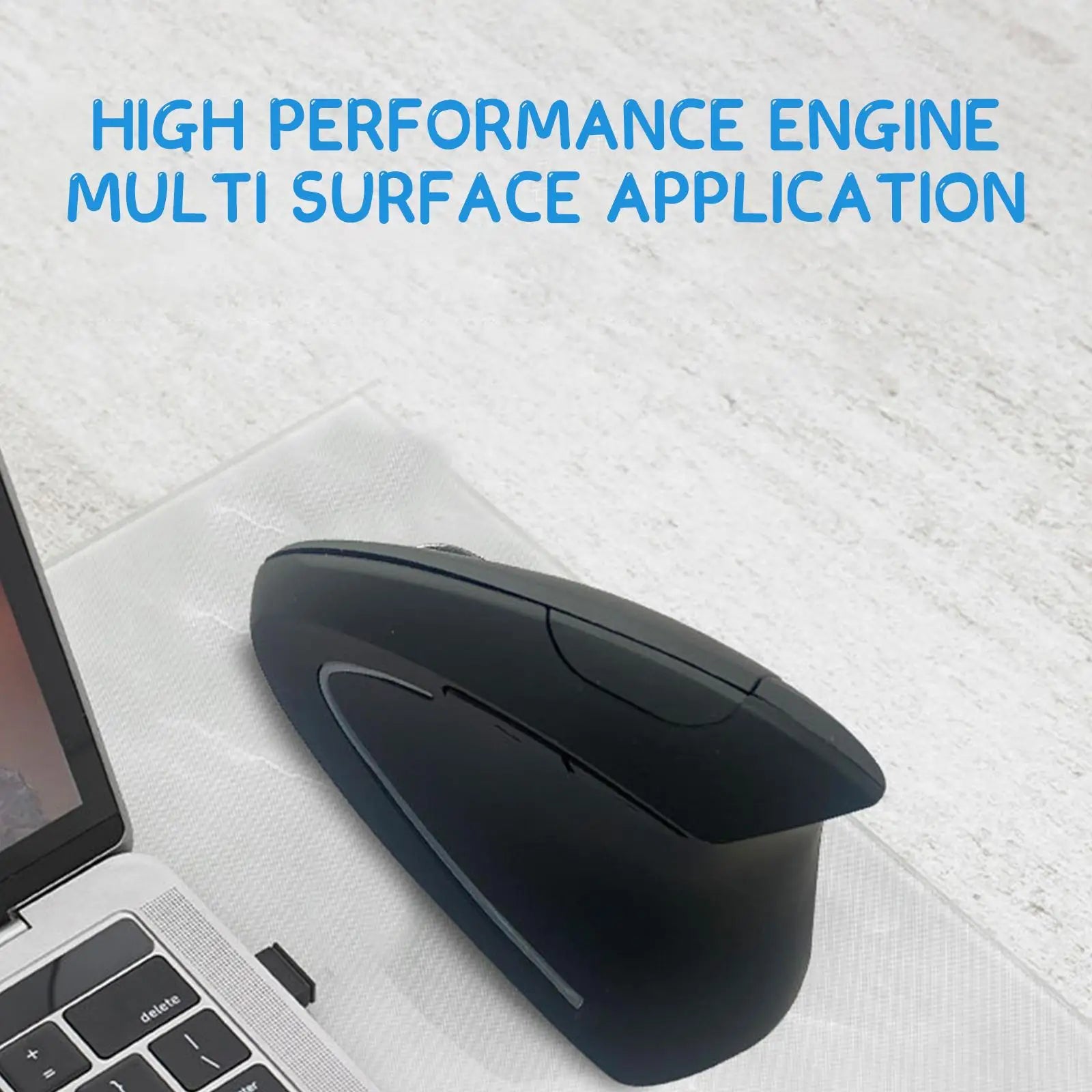 2.4G Wireless Mouse Vertical Game Mouse Ergonomics 1600DPI PC Laptop Office Mini Game Mouse