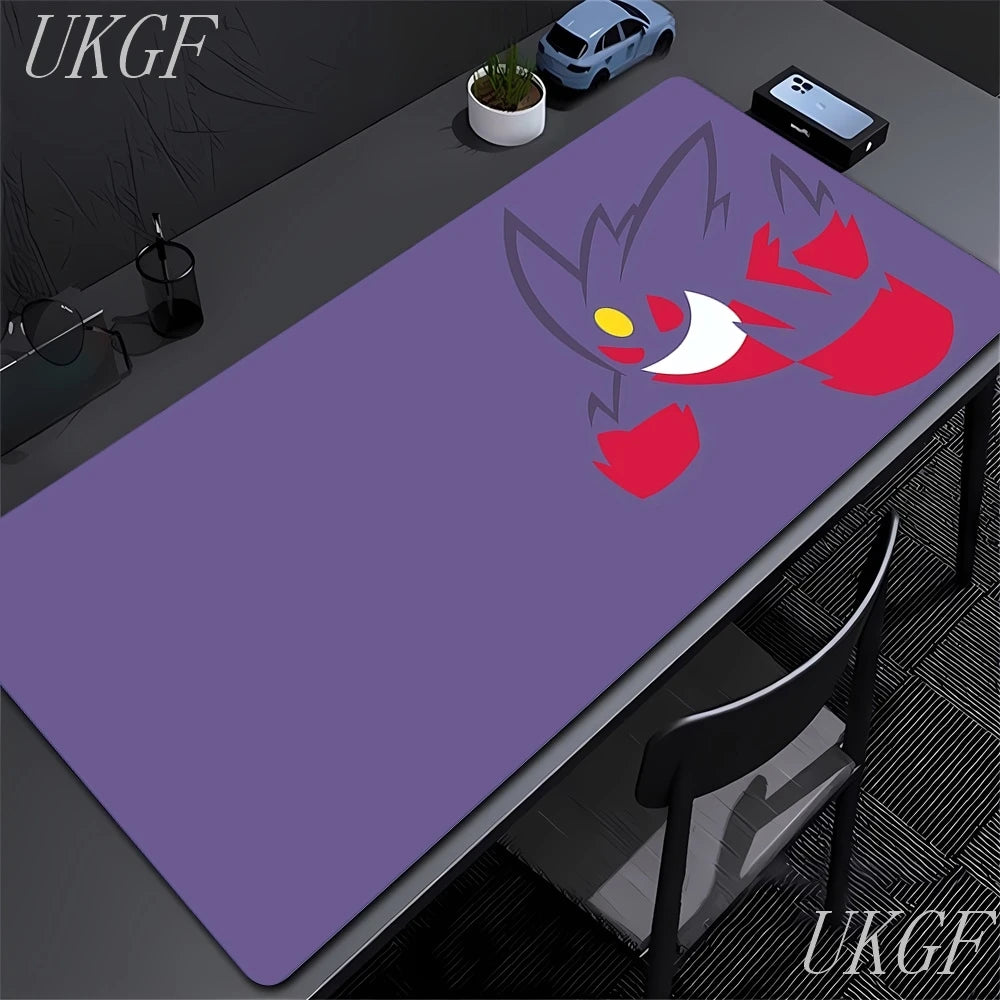 Gengar Anime XL Gaming Desk Mat – Cute Gaming Mouse Pad (XXL Keyboard & Mouse Mat)