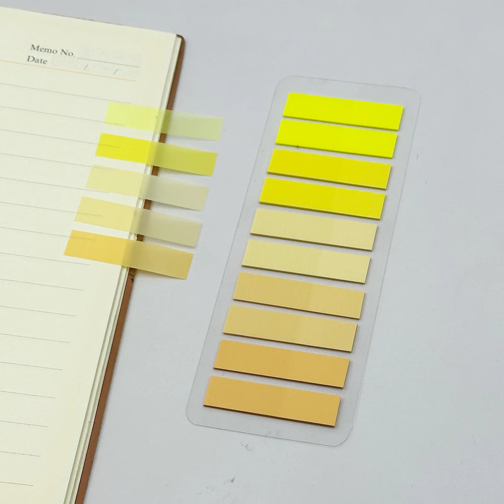 ColorTab 200-Pack Fluorescent Index Tabs & Sticky Flags – Transparent Page Markers