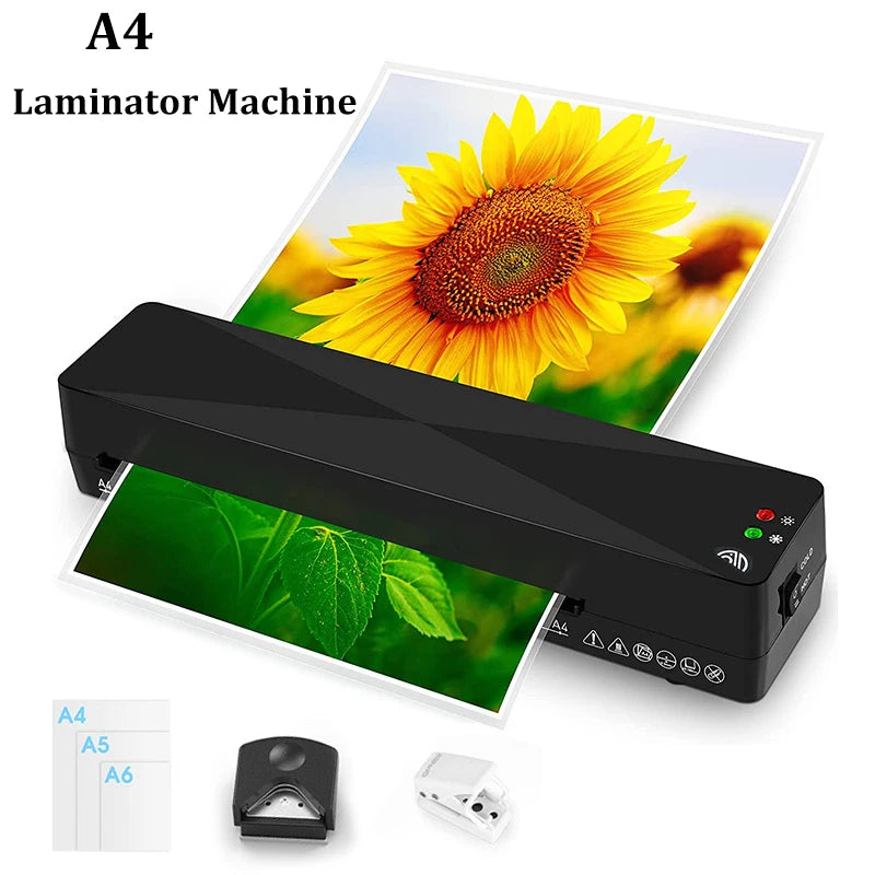 Professional A4 Thermal Hot & Cold Laminator Machine – Office Document & Photo Laminating System | Blister Packaging & Film Roll Compatible Laminator