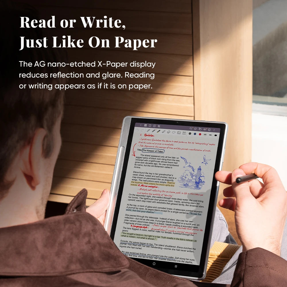 XPPen Magic Note Pad – Android 14 Graphic Tablet, E-Ink & E-Book Reader