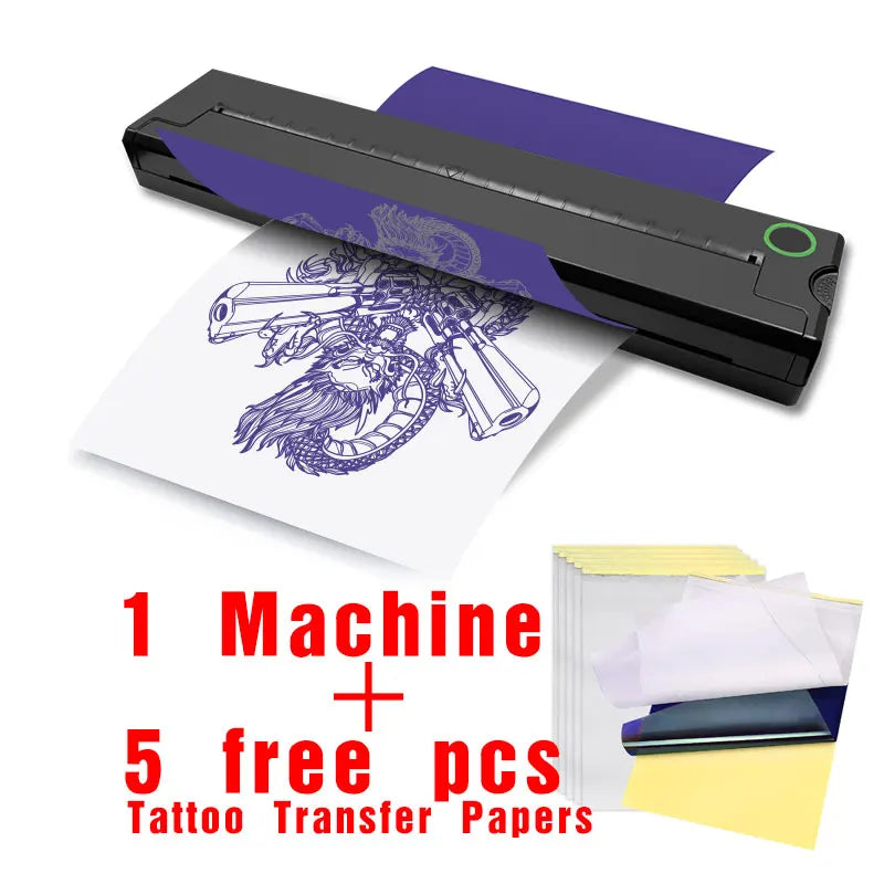 PrintAnywhere Portable A4 Bluetooth Thermal Printer – Photos, PDF, Tattoo Stencils