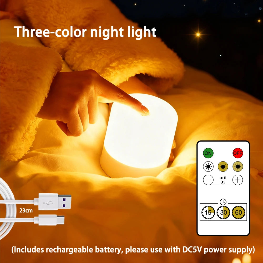 DimGlow Dimmable Rechargeable LED Night Light