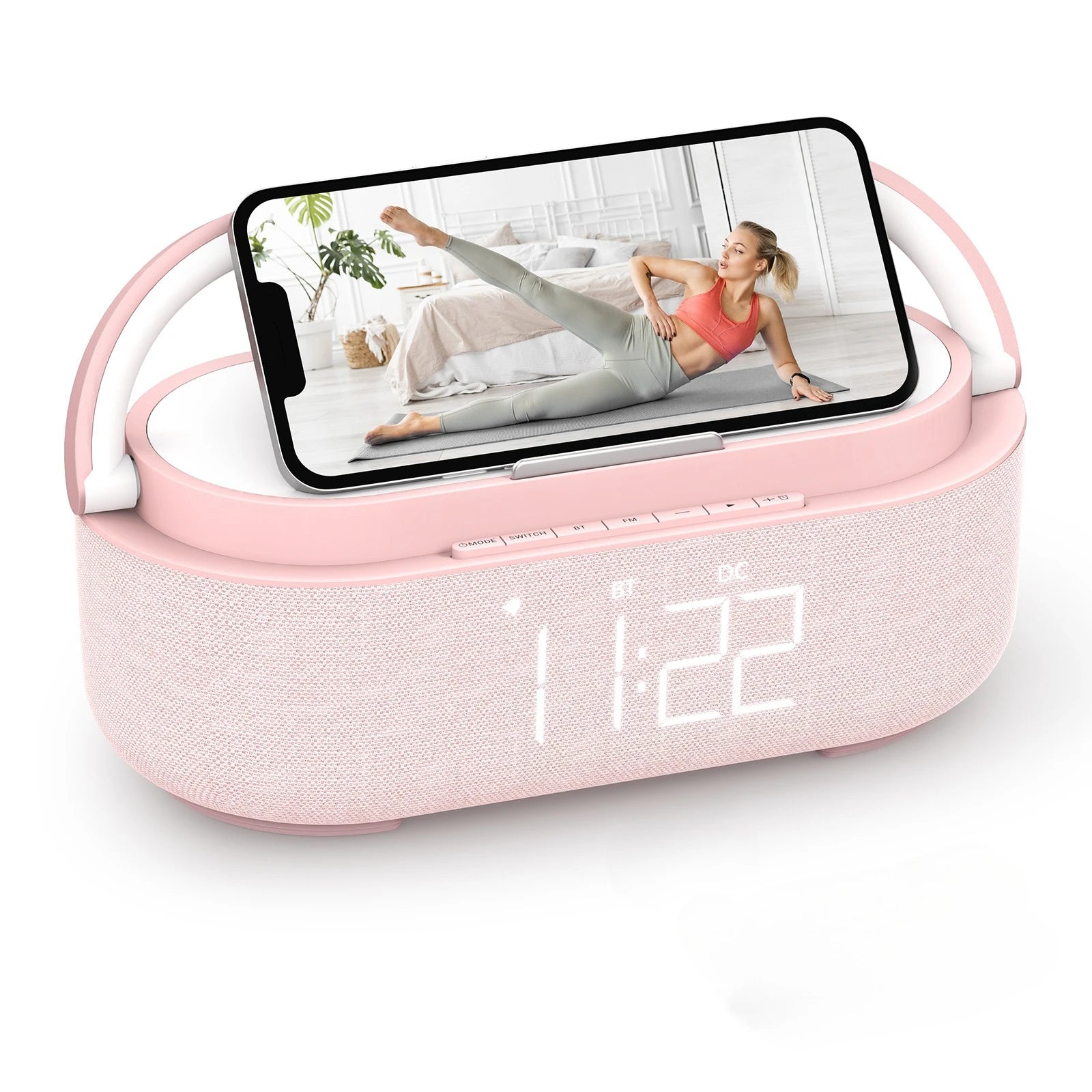 SoundCharge Bluetooth Speaker – Wireless Charger, FM Radio & Dimmable Light