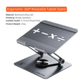 CABLETIME 360° Rotation Tablet Stand for iPad Adjustable Aluminum Foldable Desktop Stand Holder For Ipad Pro/Air/Mini Switch2 1