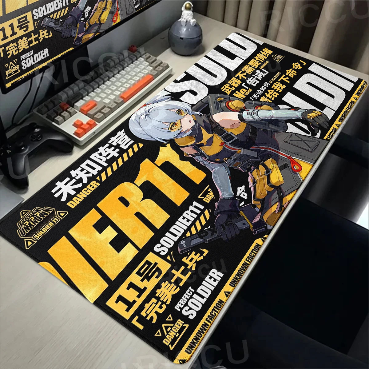 Zenless Zone Zero XXL Gaming Desk Mat – Anime Character Extended Mouse Pad (ZZZ Series)