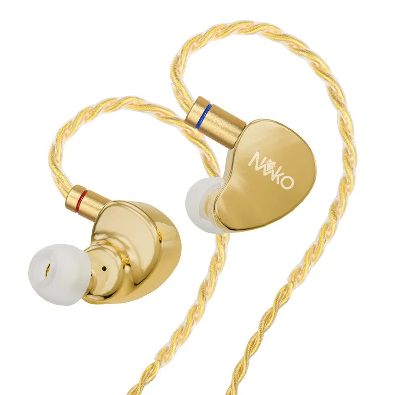 HiFi Pro Wired In-Ear Earphones – 10mm Driver, Detachable 3.5mm / 4.4mm Plug