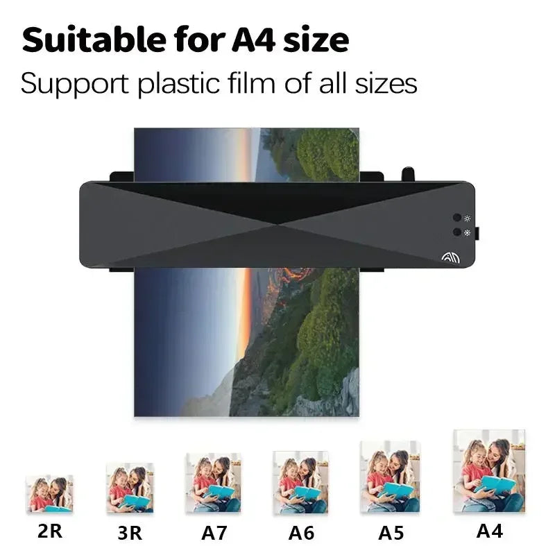 Professional A4 Thermal Hot & Cold Laminator Machine – Office Document & Photo Laminating System | Blister Packaging & Film Roll Compatible Laminator