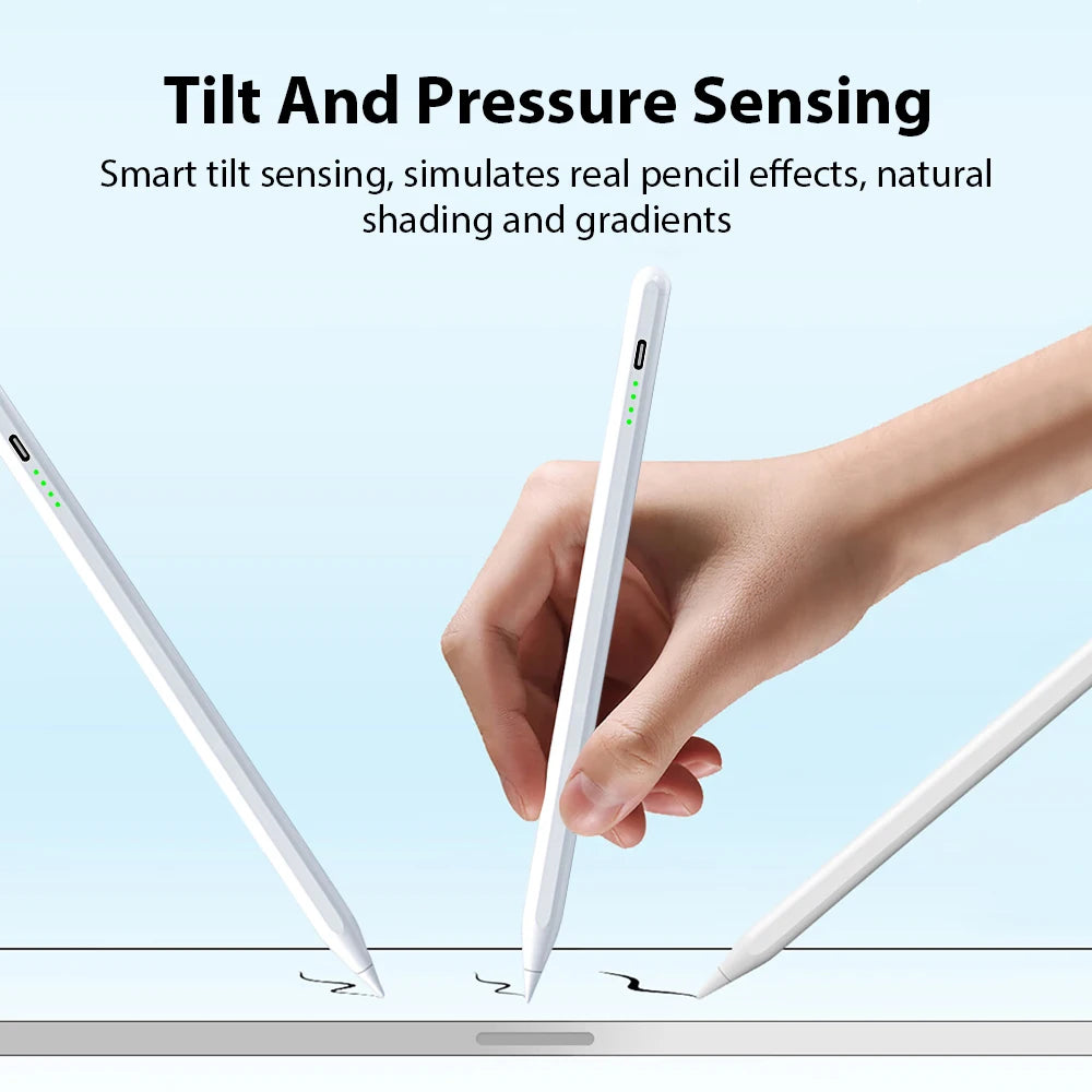 For Apple Pencil For iPad A16 Pro 13 11th M5 M4 12.9 Air 11 M3 M2 5 4 3 Stylus Pen 10 9 10th 9th Generation Mini 7 6 Touch Pens