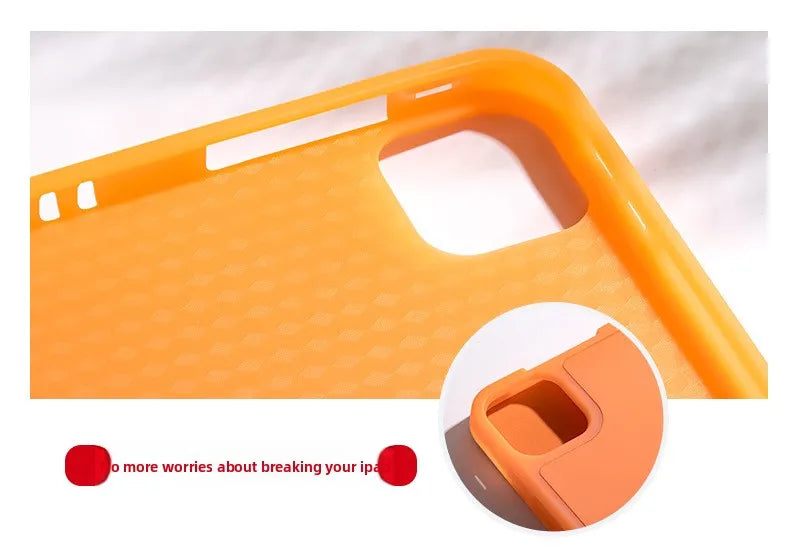iPad Protective Case – Full-Cover Anti-Drop Silicone Shell with Pen Slot (9.7" & 11")