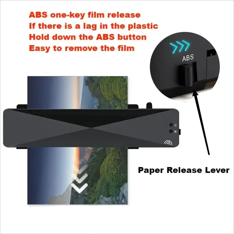 Professional A4 Thermal Hot & Cold Laminator Machine – Office Document & Photo Laminating System | Blister Packaging & Film Roll Compatible Laminator