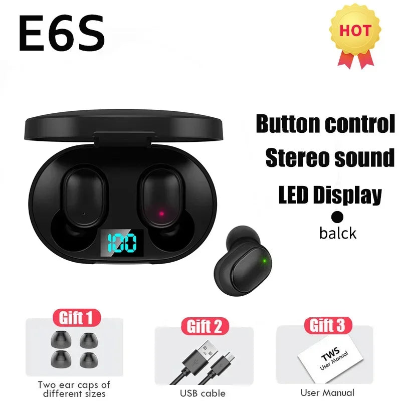 E6S Bluetooth wireless ear buds