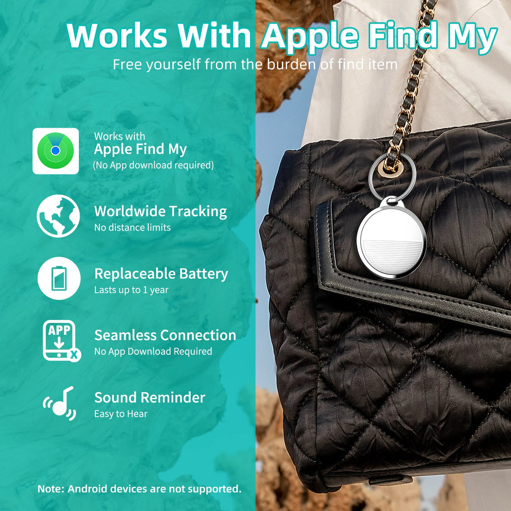 FindMe Mini GPS Bluetooth Tracker – Find My App, Anti-Loss for Kids, Bags & Pets