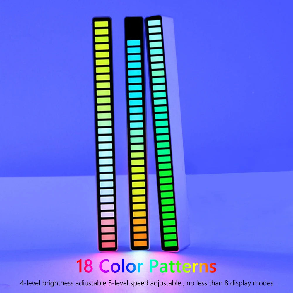 BeatSync RGB Sound Reactive LED Light – Voice Controlled Music Rhythm Lamp for Gaming, Desk & Home