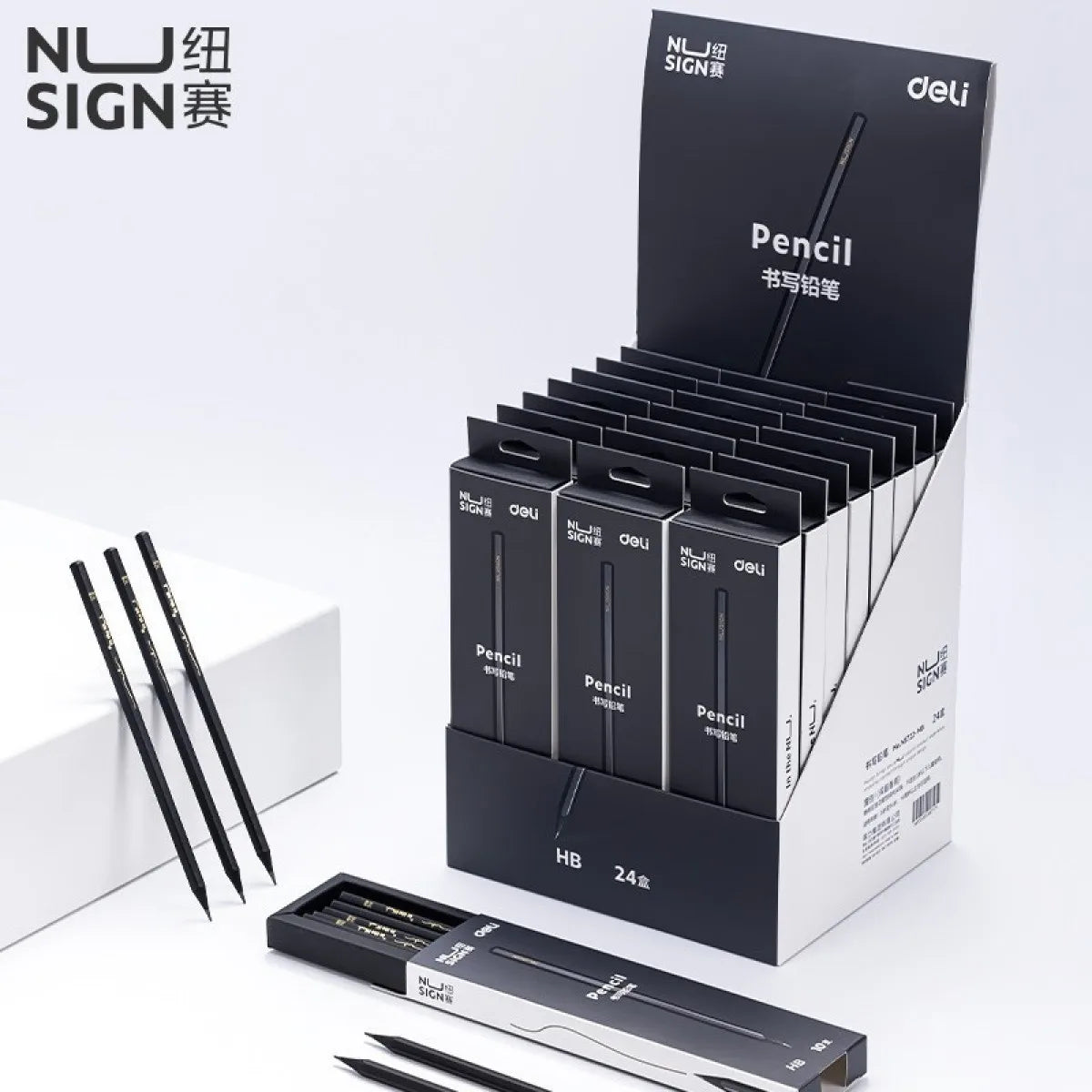 ClassicHB 10-Pack 2B/HB Wooden Pencils – Standard Writing & Sketching Pencils